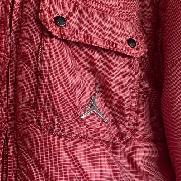 Jordan Red Grid Pattern Jacket - Picture 5 of 6